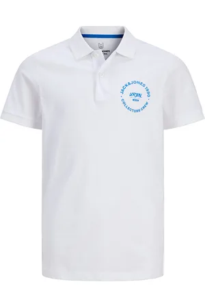 JACK & JONES Jjsimon Polo Ss Jnr Jack & J S White
