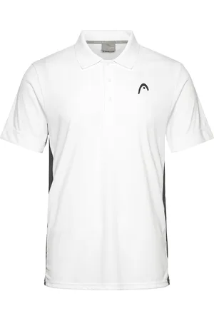 Head Slice Polo Shirt Men White