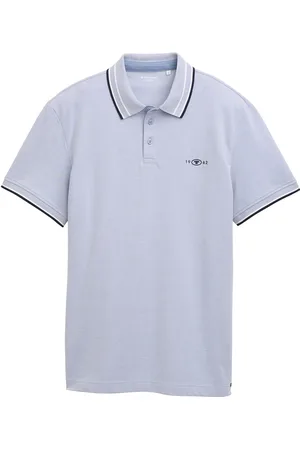 TOM TAILOR Polo With Print Blue