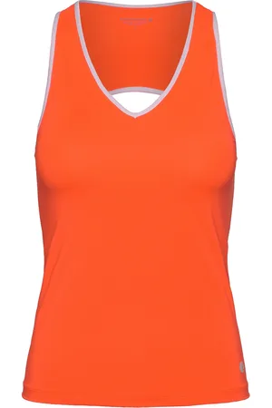 Björn Borg Ace V Neck Tank Top Orange
