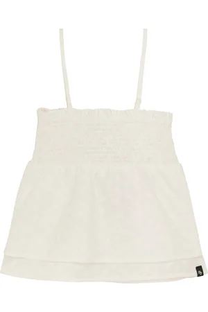 Indian Blue Jeans Broderie Singlet White