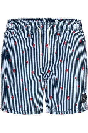 JACK & JONES Jpstmaui Jjswim Mini Stripe Akm Jnr Jack & J S Navy