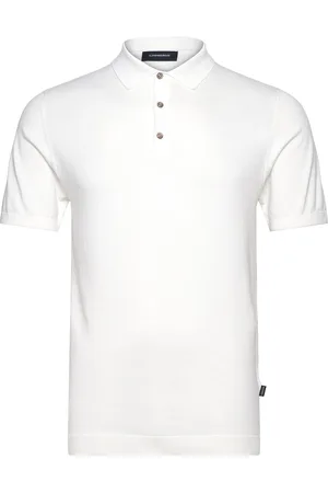 Lindbergh Polo S/S With Buttons White
