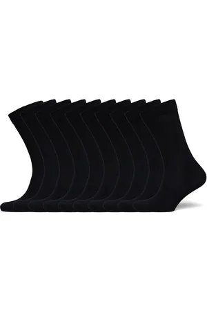 Lindbergh 10-Pack Solid Cotton Sock Black