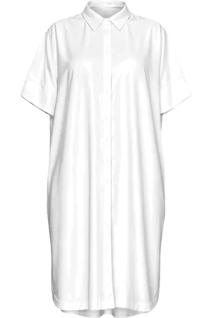 SELECTED Slfblair 2/4 Short Shirt Dress Noos White