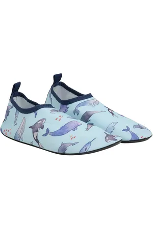 Color Kids Swim Shoes, Aop Blue