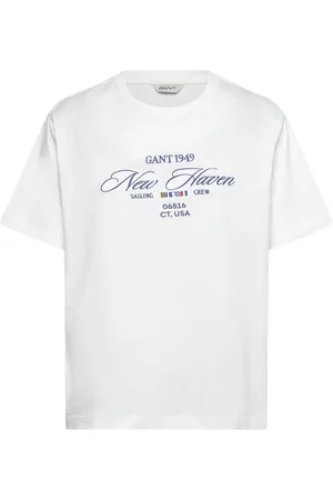 GANT Graphic Ss T-Shirt White