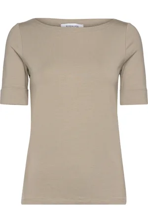 Rosemunde Rwnanna 2/4 Boatneck T-Shirt Khaki