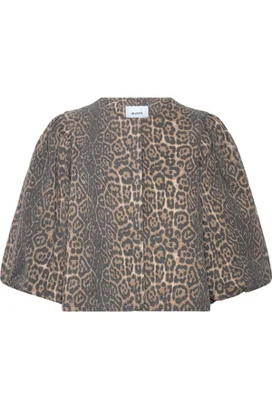 Minus Msrana Short Jacket Brown