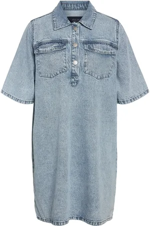 Noisy May Nmindie S/S Short Dress Az429Lb Blue