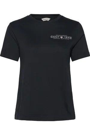 GANT Reg Shield Ss T-Shirt Black