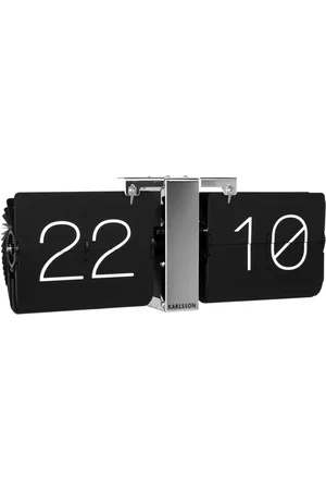 Karlsson Flip Clock No Case Black