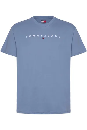 Tommy Hilfiger Tjm Reg Linear Logo Tee Ext Blue