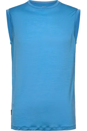 Icebreaker M Mer 125 Cool-Lite Sphere Iii Tank Blue