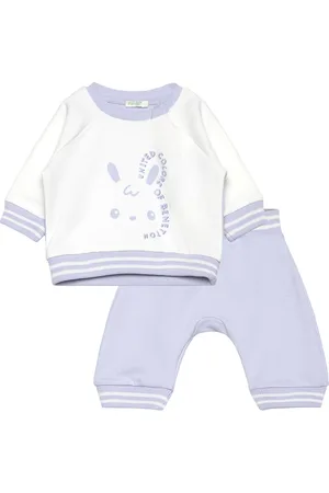 Benetton Set Sweater+Trousers Blue