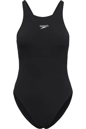 Speedo Womens End+ V Back Swimsuit Black