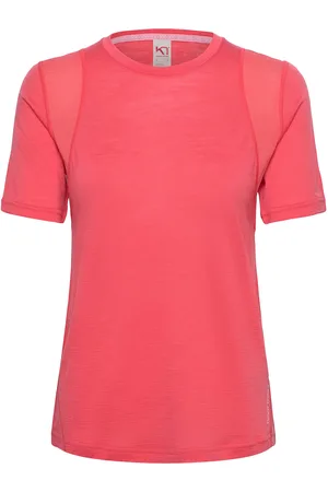 Kari Traa Embla Wool Tee Coral