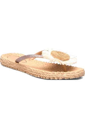 Ilse Jacobsen Flip Flop With Flower Beige