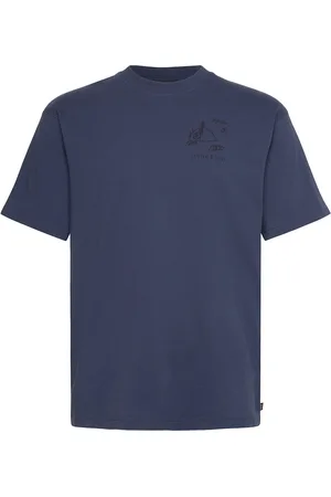 Scotch&Soda Regular Fit Front And Back Artwork T-Shirt Navy