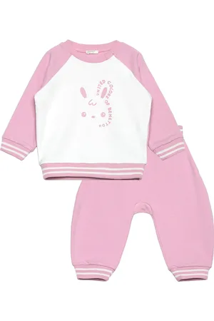 Benetton Set Sweater+Trousers Pink