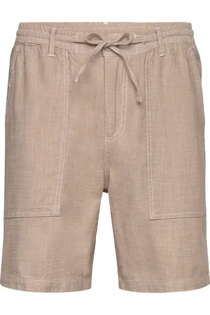 Anerkjendt Akjan Twill Contrast Shorts Beige