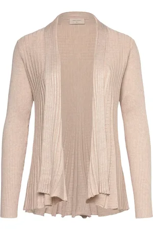 Freequent Cardigan From Freequent In A Soft Material With An Elegant Texture. The Cardigan Beige