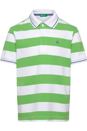 Benetton H/S Polo Shirt Green