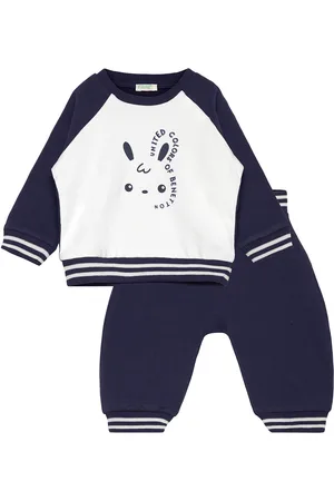 Benetton Set Sweater+Trousers Blue