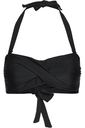 Rosemunde Rwshiitake Bandeau Halter Bikini To Black