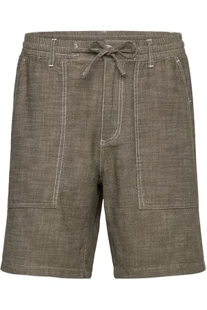 Anerkjendt Akjan Twill Contrast Shorts Khaki