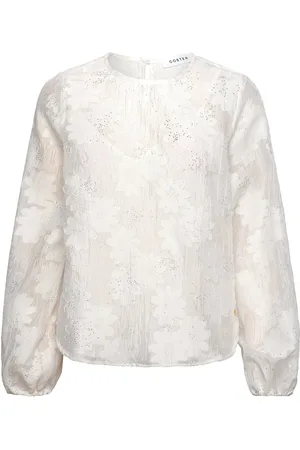 Coster Copenhagen Blouse With Ballon Sleeves White