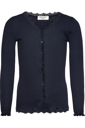 Rosemunde Rkbalta Ls Regular Lace Cardigan Navy