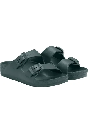 Color Kids Sandals W. Buckles Green