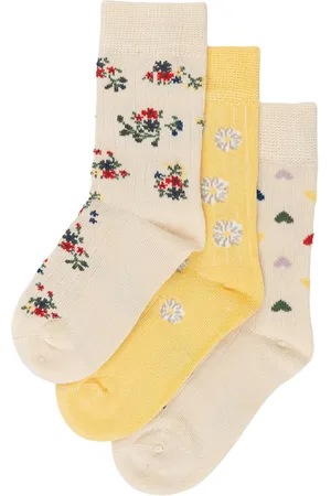 Minipop ® Season Bamboo Socks 3 Pcs Cream