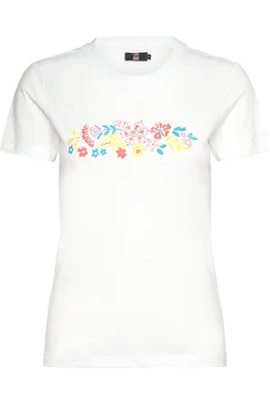 Vinson Rosa Reg Sj Vin W Tee White