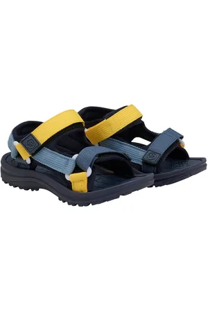 Color Kids Colorblock Sandals W. Velcro Navy