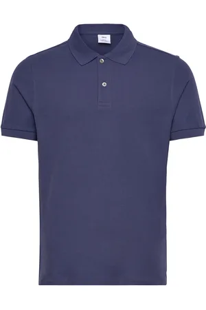 MANGO Regular-Fit Cotton Piqué Polo Shirt Navy