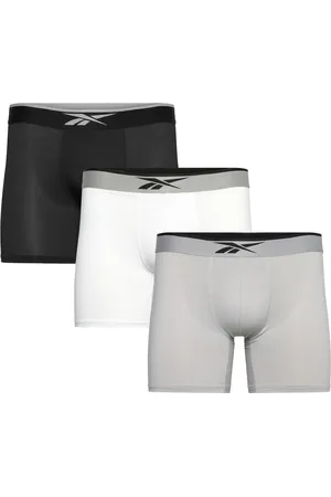 Reebok Mens Rbk Sports Trunks Med Mack 3Pk Patterned