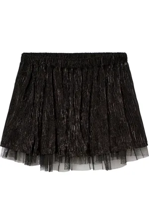 Boboli Knit Skirt Combined Black