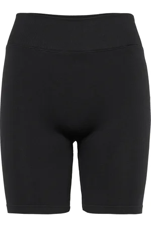 ONLY Onpflex Hw Seam Scrunch Shorts Black