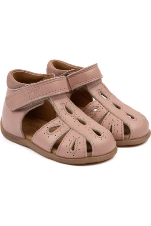 Pom Pom Starters Drops Velcro Sandal Pink