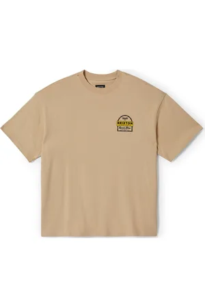 Brixton Drayton Hw Relaxed Tee Beige