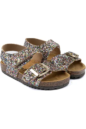 Pom Pom Bio Velcro Sandal Patterned