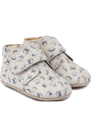 Pom Pom Beginners Velcro Print Blue