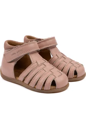 Pom Pom Starters Velcro Braid Sandal Pink
