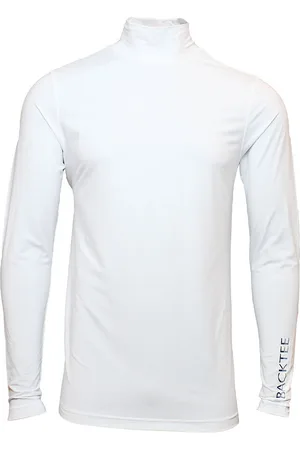 Backtee Mens First Skin Turtle Neck White