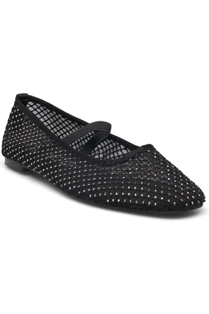 Bianco Bialilja Mesh Ballerina Black