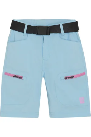 Color Kids Shorts Outdoor W. Zip Pockets Blue
