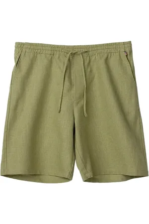 Lexington Casual Linen Blend Shorts Green