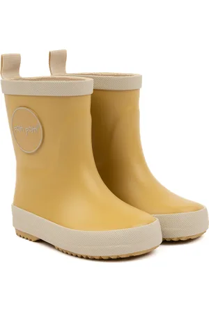 Pom Pom Gumboots Solid Yellow